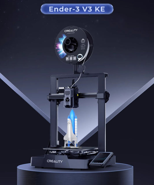 Ender-3 V3 KE 3D Printer with Fully Automatic Leveling, High-Speed 500mm/s, Entry-Level for Home Use